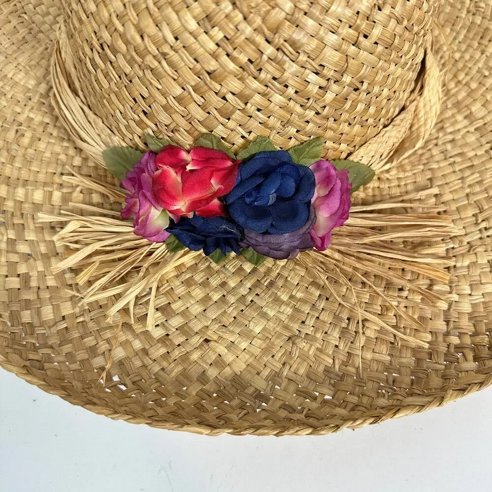Womens Woven Straw Hat 8